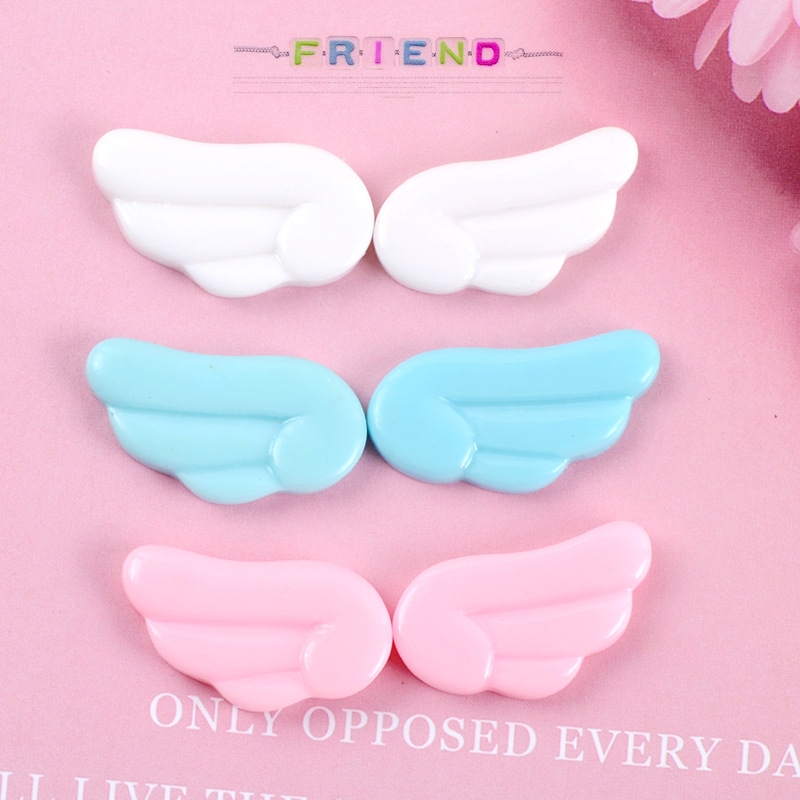 10個かわいいかわいい天使の羽売春樹脂カボションスクラップブ - Craft Embellishment のレビューと価格
